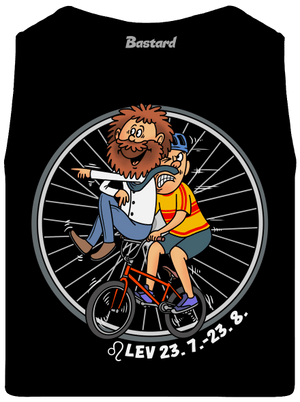 Cyklistický horoskop: Lev pánske tielko Black
