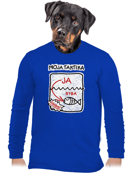 Rybárska taktika pánske dlhý rukáv Royal Blue