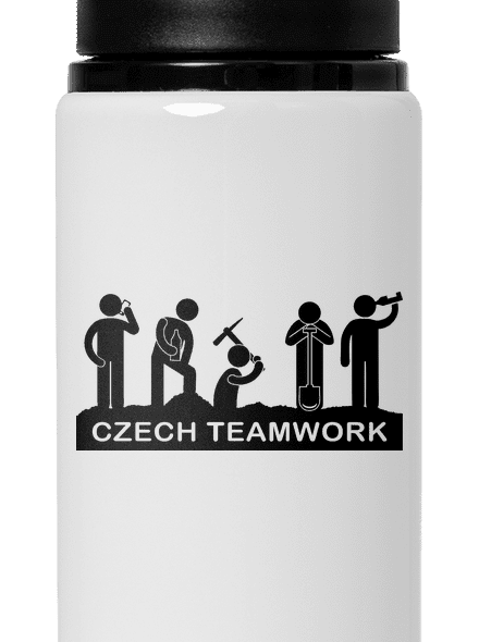 Czech Teamwork flaša na vodu White