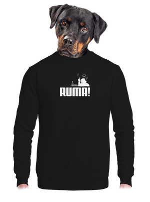 unisex mikina bez kapucne