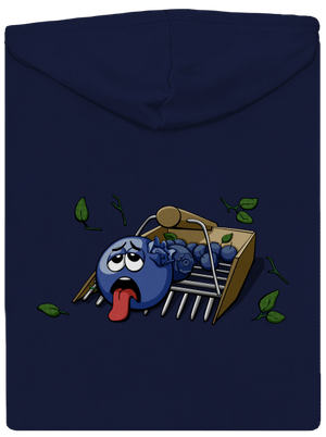 Čučoriedky pánska mikina na zips Navy