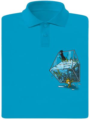 Migrujúca rybka pánska polokošeľa Blue Atol