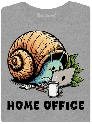 Slimákov home office dámske tričko Dark Gray Melange