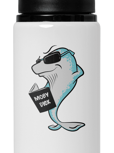 Moby Dick flaša na vodu White