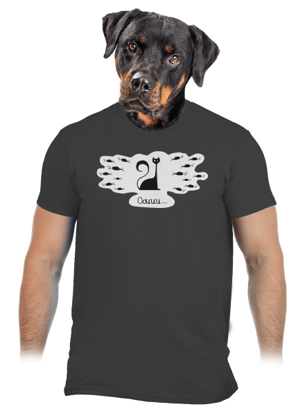 Oouuu pánske tričko Dark Grey