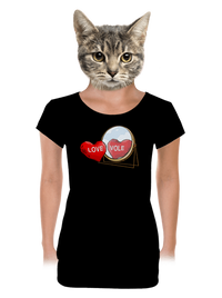dámske tričko s lemom