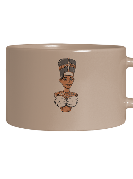 Nefertities hrnček makronka Brown Macaron