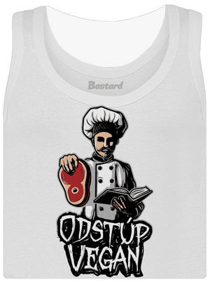 Odstup vegane dámske tielko klasické White