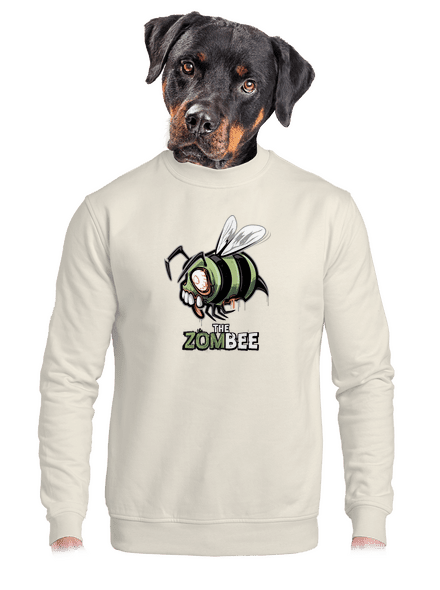 ZomBee unisex mikina bez kapucne Off White