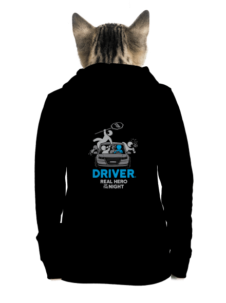 Driver dámska mikina na zips Black