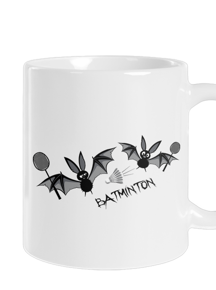 Batminton klasický hrnček White