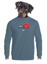 unisex mikina bez kapucne