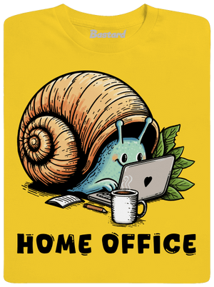 Slimákov home office pánske tričko Gold