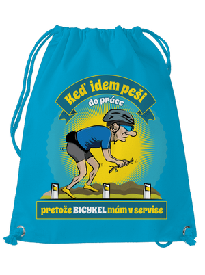Závislosť na bicykli vak Blue Atol