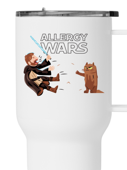 Allergy Wars termohrnček White