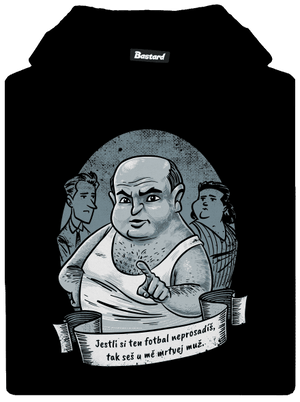 B14: Ecce Homo Homolka detská mikina klokanka Black