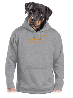 Nájdi mačku pánska mikina klokanka Light Melange