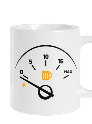 Prázdna nádrž klasický hrnček White