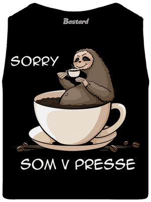 V presse pánske tielko Black