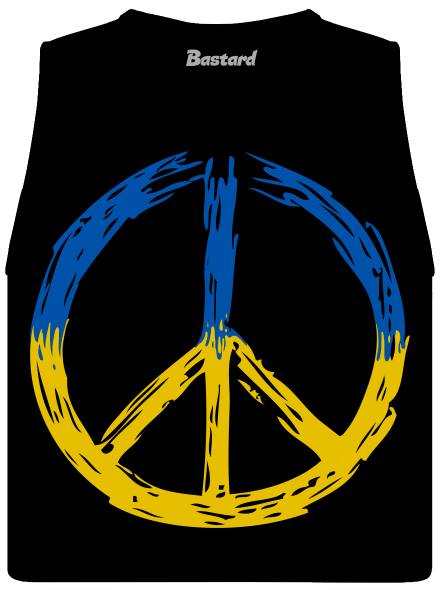 Ukrajina - Peace dámske tielko voľné Black