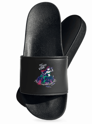 Malá mořská vína šľapky Black