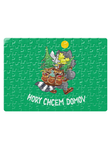 Hory chcem domov puzzle White