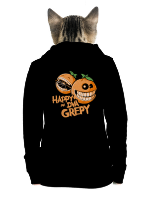 Happy grepy dámska mikina na zips Black
