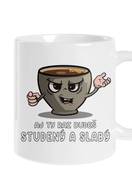 Studená káva klasický hrnček White
