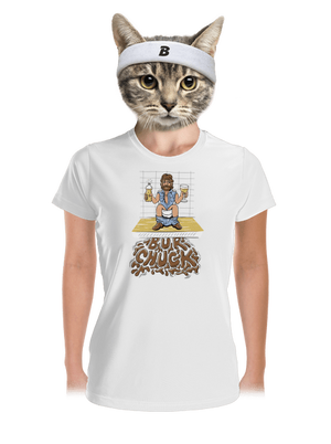 BurChuck dámske športové tričko White