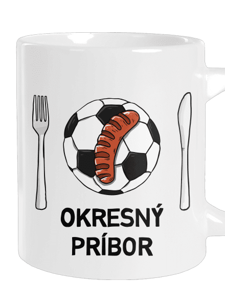 Okresný príbor veľký hrnček White