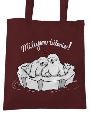 Milujem túlenie taška Chocolate