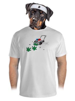 Ganja kríza pánske športové tričko White