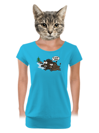 dámske tričko s lemom