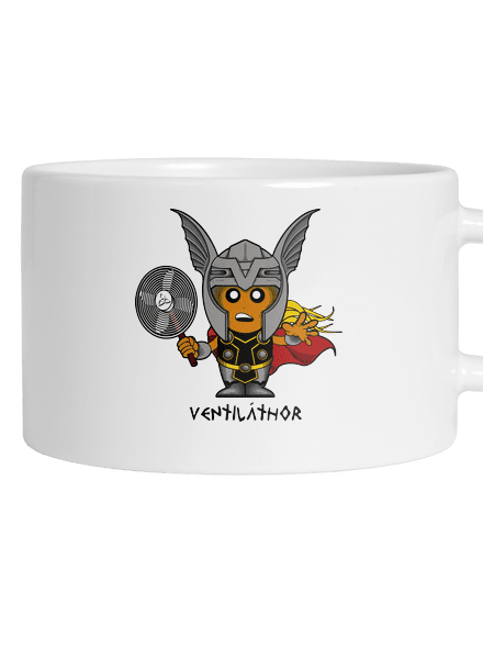 Ventiláthor hrnček makronka White