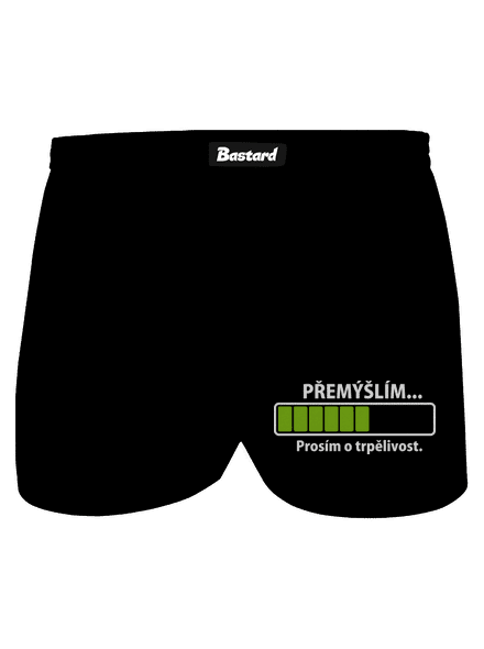 Premýšľam pánske trenky Black