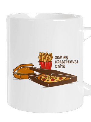 Krabičková diéta veľký hrnček White