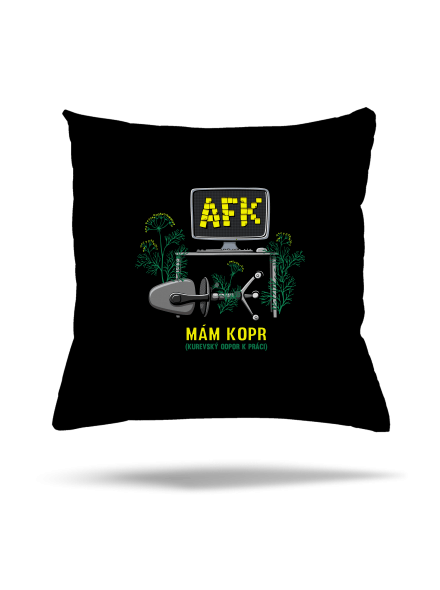 Mám kopr vankúš Black