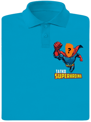 Tatko superhrdina pánska polokošeľa Blue Atol