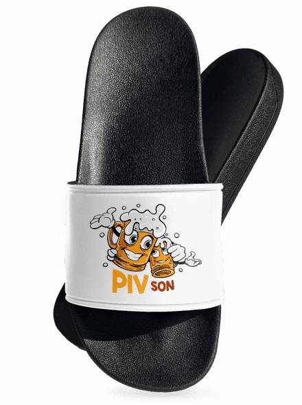 Pivson šľapky White