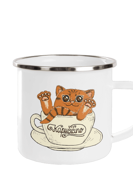 Kapučičíno plecháčik White