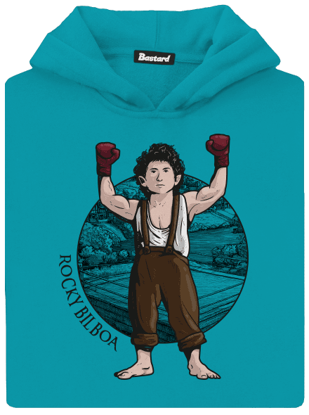 Rocky Bilboa detská mikina klokanka Hawaiian Blue