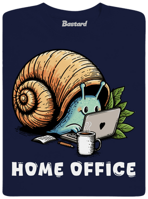 Slimákov home office pánske tričko Navy