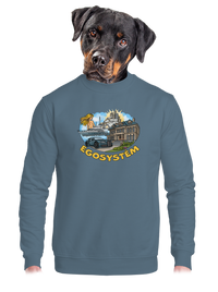 unisex mikina bez kapucne