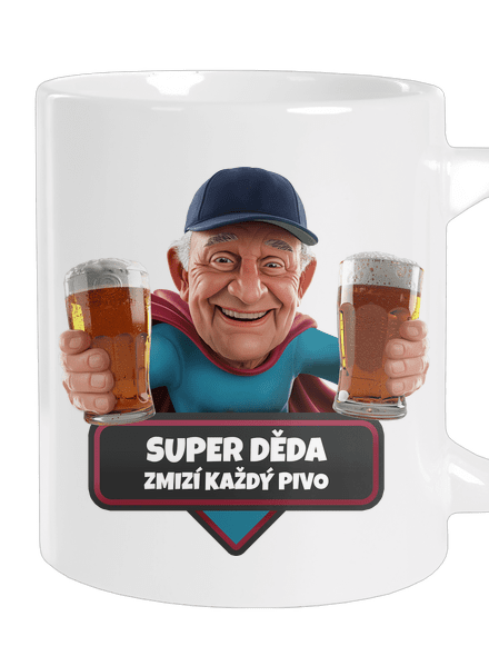 Super dedo veľký hrnček White