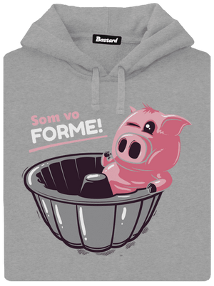 Vo forme pánska mikina klokanka Light Melange