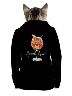 Aperol Špic dámska mikina na zips Black