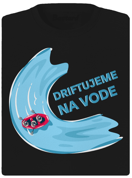 Driftujeme na vode dámske športové tričko Black