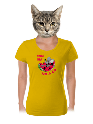 Som iná dámske tričko Yellow