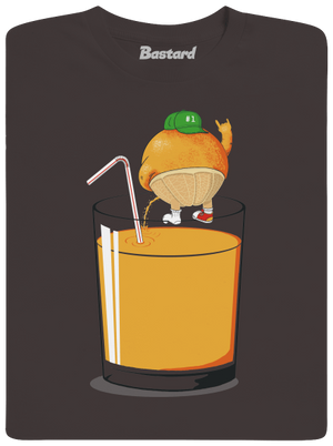 Opitý pomaranč pánske dlhý rukáv Bear Brown