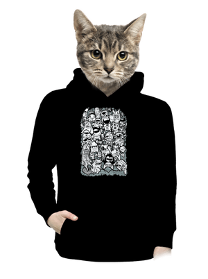 dámska mikina klokanka